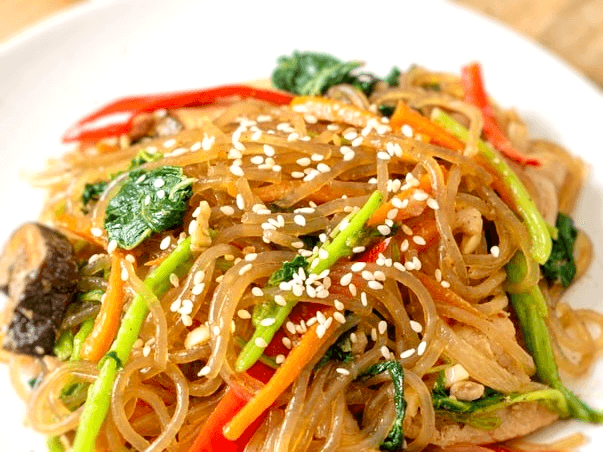 Japchae (Korean Glass Noods)